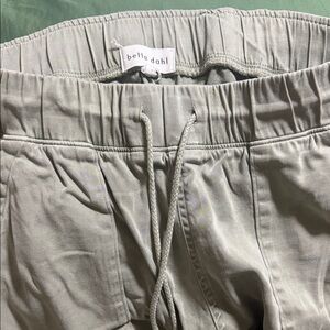 Bella Dahl Light Gray Drawstring Trousers